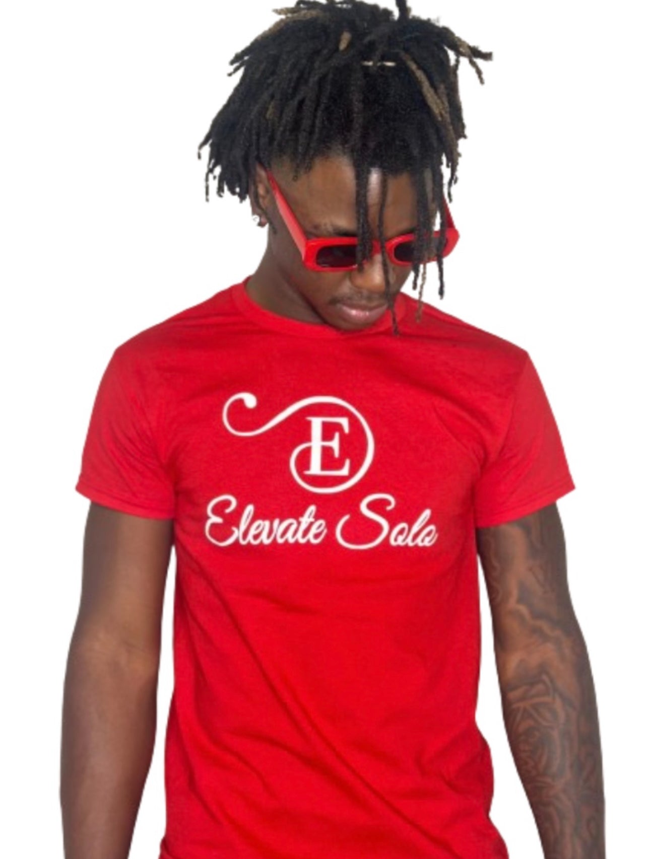 Red “Cursive” T-Shirt